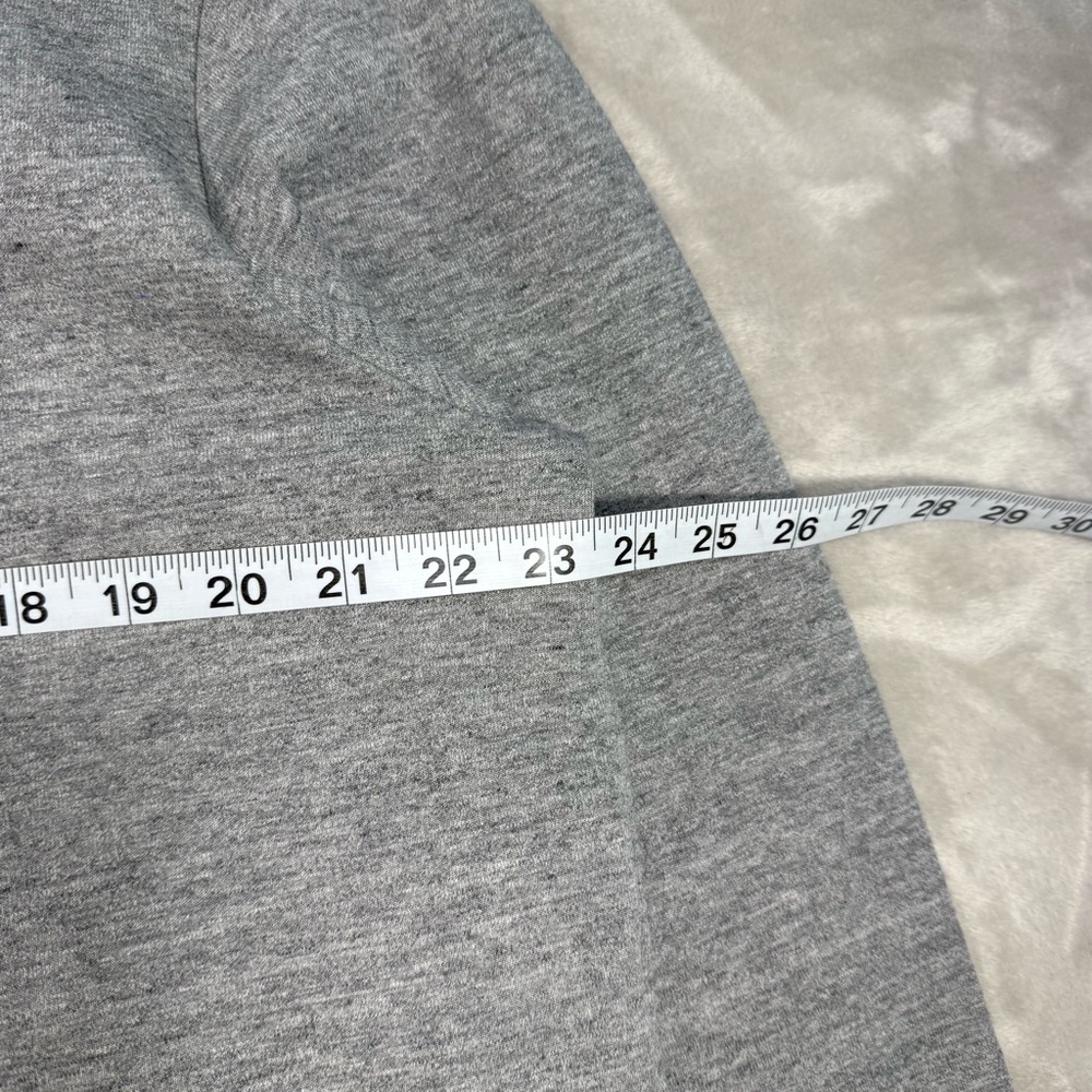 Polo Ralph Lauren Double Knit Zip Up Hoodie Heather Grey Heavyweight Men Sz L - Picture 9 of 11